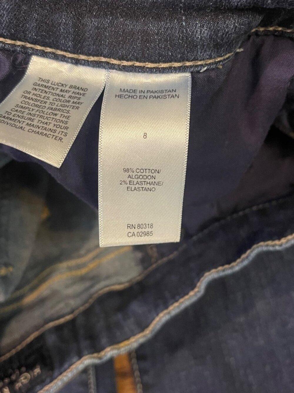 Lucky Brand Jeans High Rise Flare Stevie Sz 8/29 - Picture 3 of 9